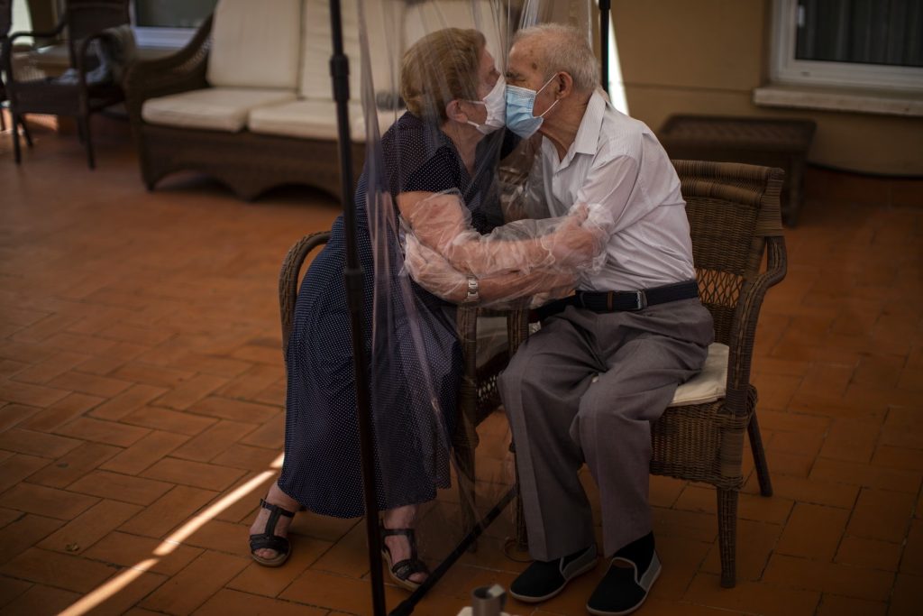 The COVID kiss