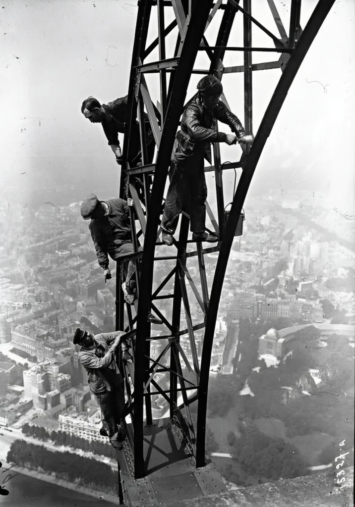 Schilders van de Eiffeltoren